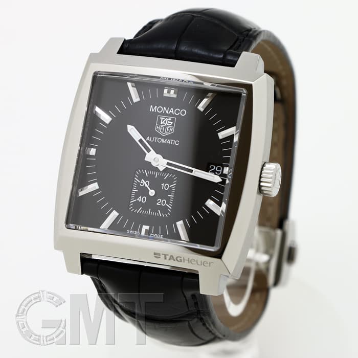 タグホイヤー モナコ 中古)TAG HEUER タグ・ホイヤー モナコ ブラック WW2110.FC6177