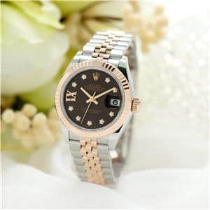 ROLEX ロレックス デイトジャスト 28 279171G チョコ 9Pスター IXダイヤ ジュビリーブレス メイン