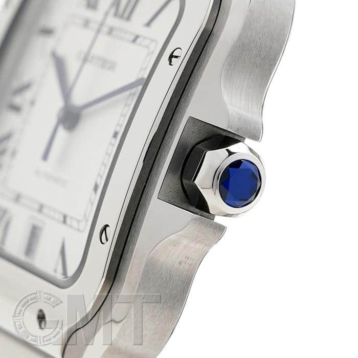 カルティエ Cartier サントスドゥカルティエ LM用　純正アリゲーター　赤 中古)CARTIER カルティエ サントス サントス ドゥ カルティエ LM