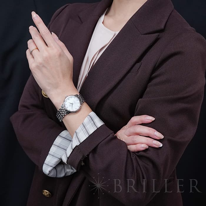 新品)OMEGA オメガ デ・ヴィル プレステージ コーアクシャル ホワイト