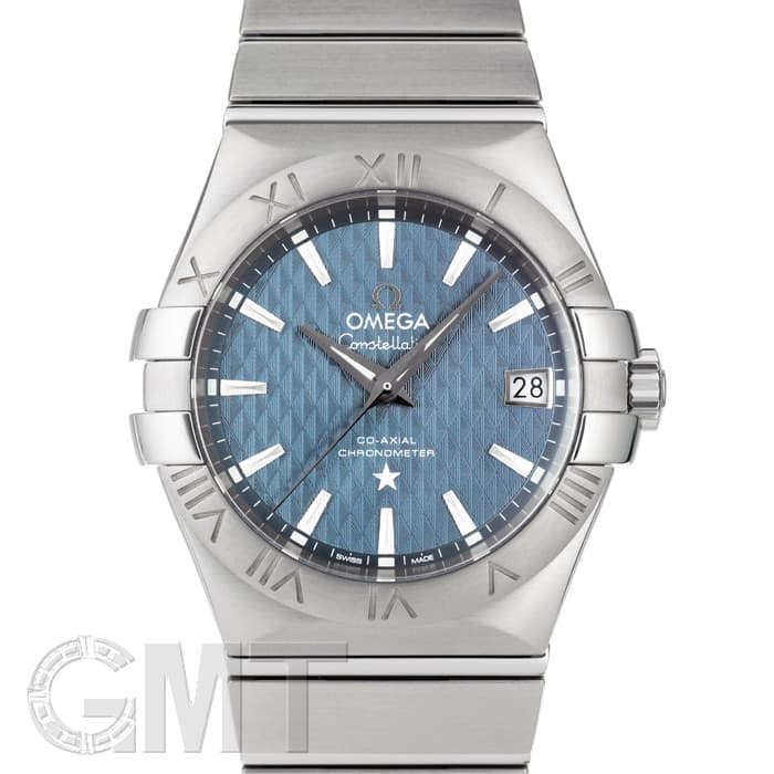 極美品 動作良好 OMEGA オメガ コンステレーション オメガフルオリジナル 新品)OMEGA オメガ コンステレーション ブルー 123.10.35.20.03.002