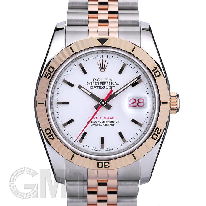 中古)ROLEX ロレックス ターノグラフ 116261 ホワイト ジュビリー