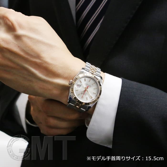 カットオフキュプラタンクトップ　ホワイト 中古)ROLEX ロレックス ターノグラフ 116261 ホワイト ジュビリー