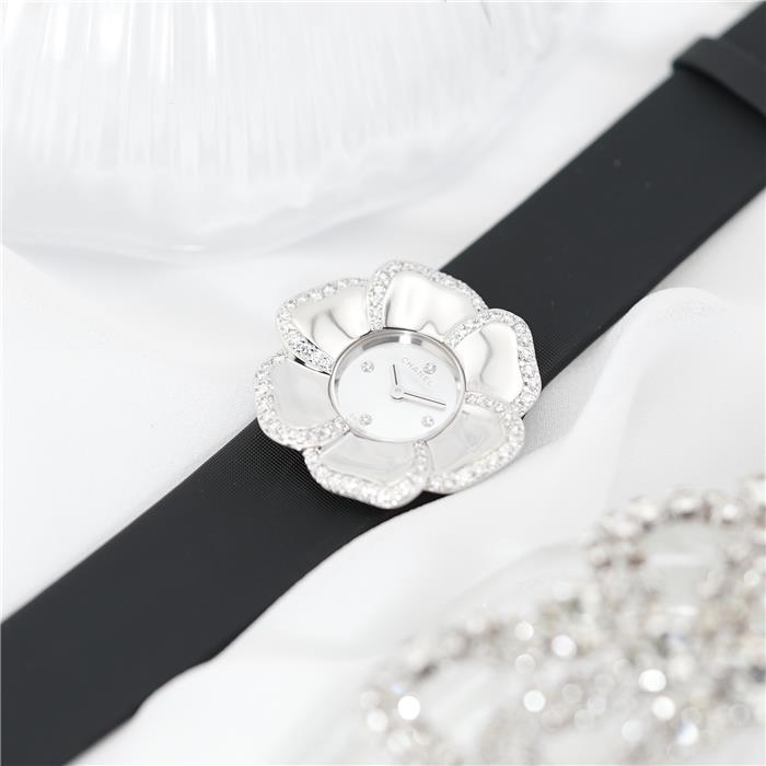 中古)CHANEL シャネル カメリア H1187 ホワイトシェル（商品ID