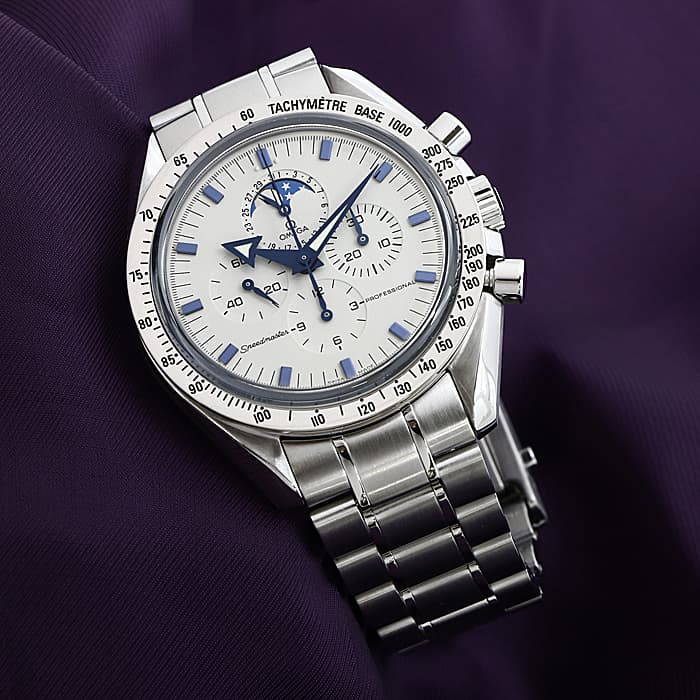 中古)OMEGA オメガ スピードマスター ムーンフェイズ ホワイトゴールド 