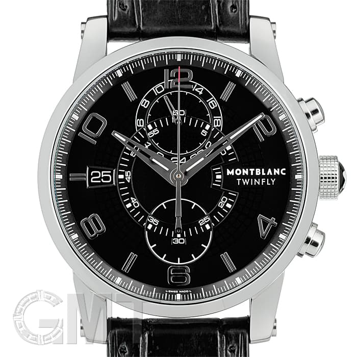 ブラックモンブラン様　　専用 中古)MONTBLANC モンブラン タイムウォーカー ツインフライクロノ