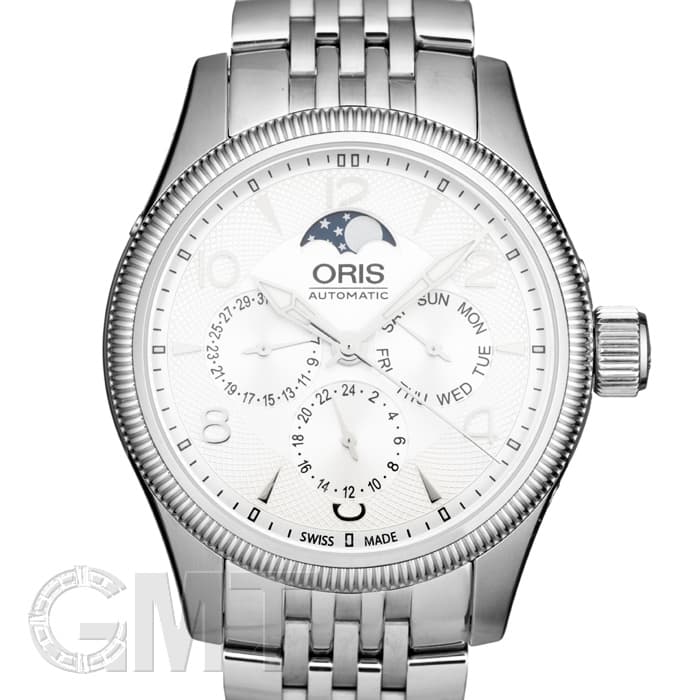 新品)ORIS オリス ビッグクラウン コンプリケーション シルバー 582