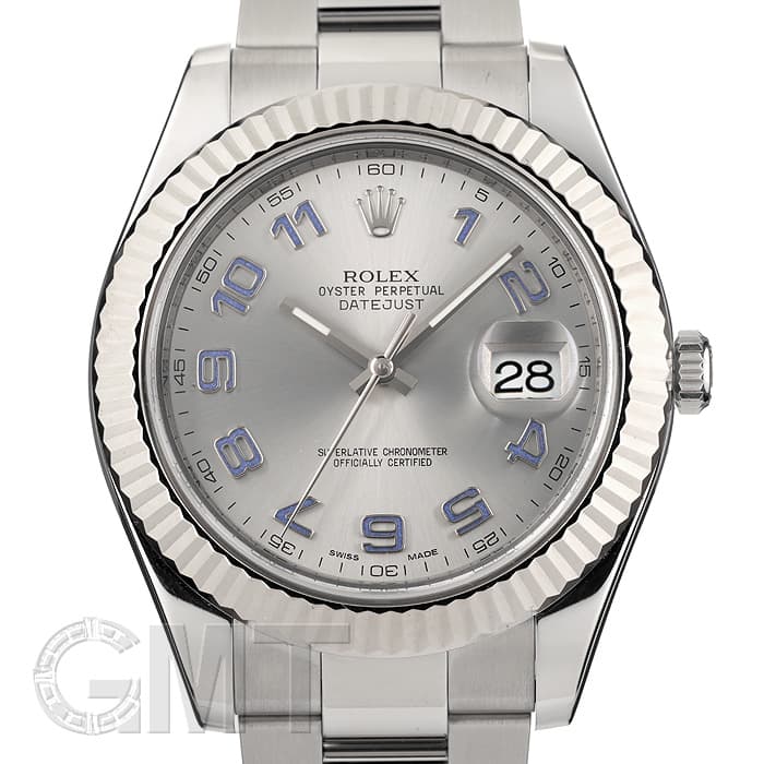 中古)ROLEX ロレックス デイトジャスト II 116334 シルバー