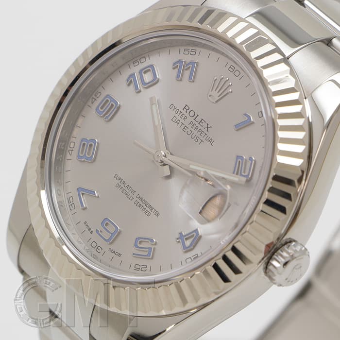 中古)ROLEX ロレックス デイトジャスト II 116334 シルバー 中古)ROLEX ロレックス デイトジャスト II 116334 シルバー
