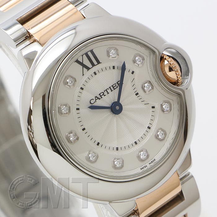 新品)CARTIER カルティエ バロンブルー SM WE902030（商品ID