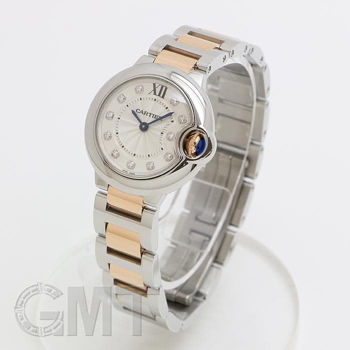 新品)CARTIER カルティエ バロンブルー SM WE902030（商品ID