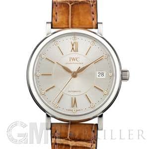 IWC インターナショナルウォッチカンパニー ポートフィノ ミッドサイズ 12Pダイヤインデックス 37mm シルバー IW458101 メイン