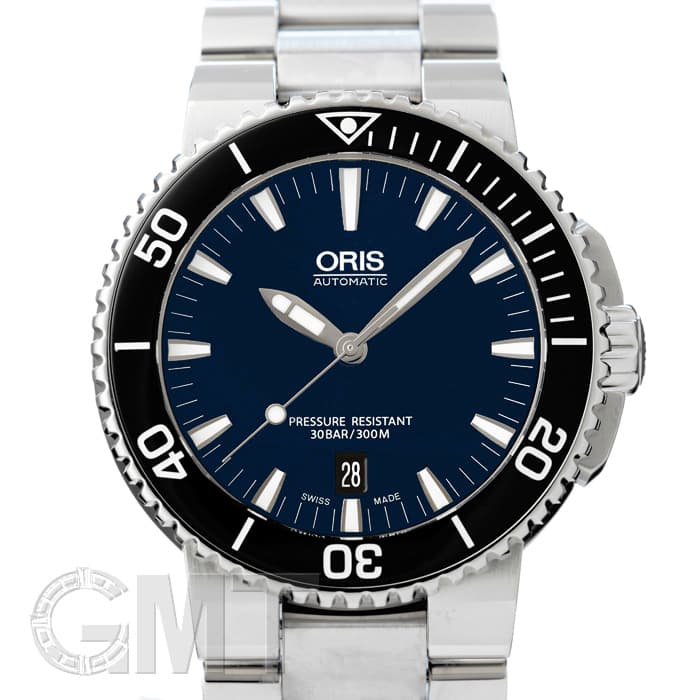 新品)ORIS オリス アクイス デイト ブルー 733 7653 4135 M（商品ID