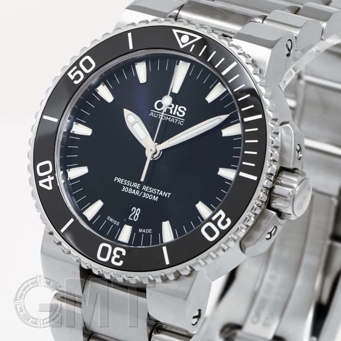 新品)ORIS オリス アクイス デイト ブルー 733 7653 4135 M（商品ID