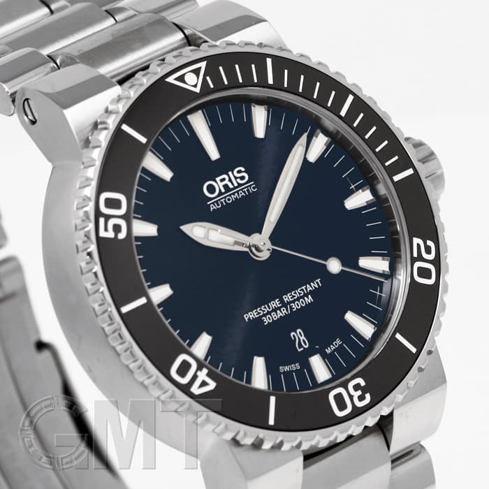 新品)ORIS オリス アクイス デイト ブルー 733 7653 4135 M（商品ID