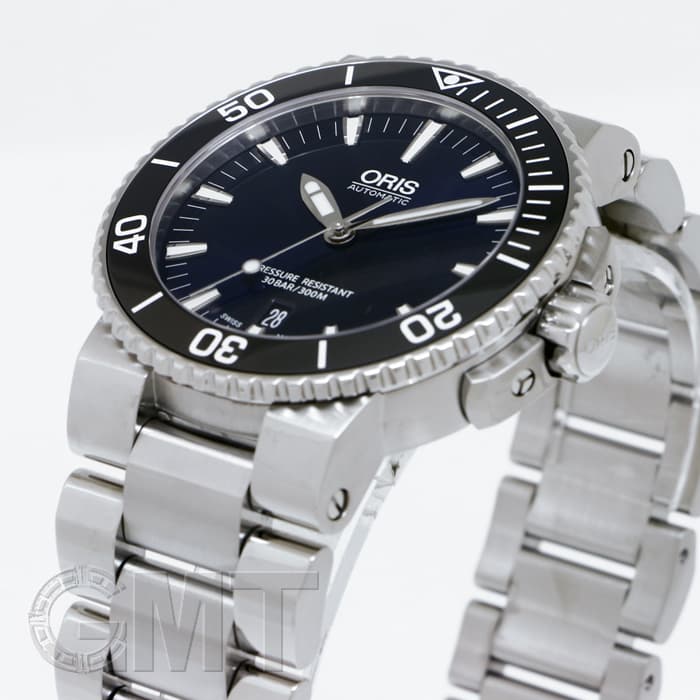 新品)ORIS オリス アクイス デイト ブルー 733 7653 4135 M（商品ID