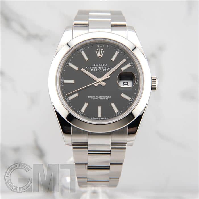 中古)ROLEX ロレックス デイトジャスト 41 126300 ブラック オイスター
