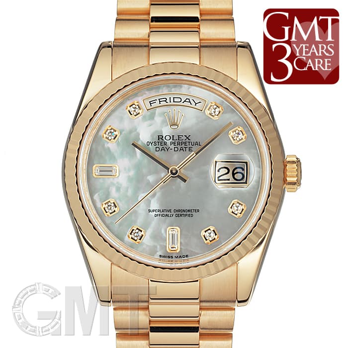 中古)ROLEX ロレックス デイデイト 118238NCA ホワイトMOP（商品