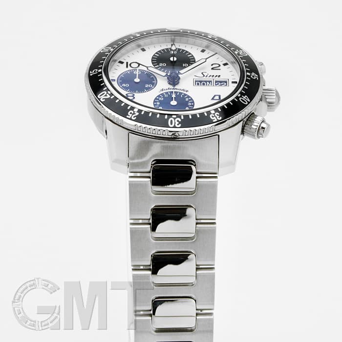 中古)SINN ジン 103 .B.SA.CR クロノグラフ ホワイト/ブラック【日本