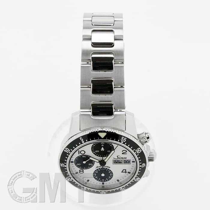 ジン 中古)SINN ジン 103 .B.SA.CR クロノグラフ ホワイト/ブラック【日本