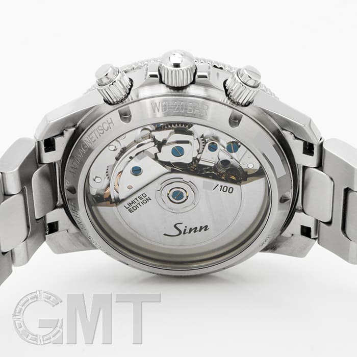 中古)SINN ジン 103 .B.SA.CR クロノグラフ ホワイト/ブラック【日本 