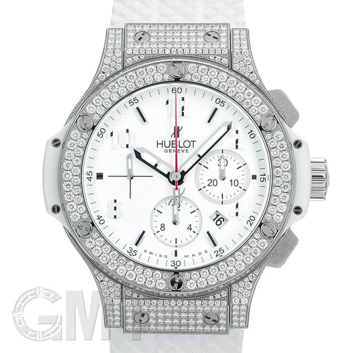 中古)HUBLOT ウブロ ビッグバン サンモリッツ オールホワイト パヴェ