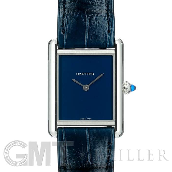 中古)CARTIER カルティエ タンク マスト ウォッチWSTA0055 ブルー