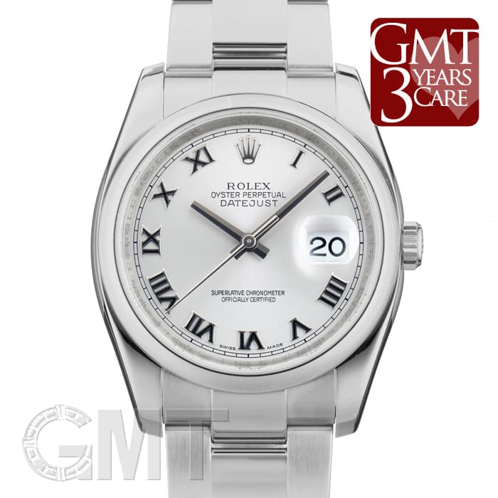 アンティーク　ロレックス　デイトジャスト　116200 グレーローマン 中古)ROLEX ロレックス デイトジャスト 116200 グレー ローマ（商品ID