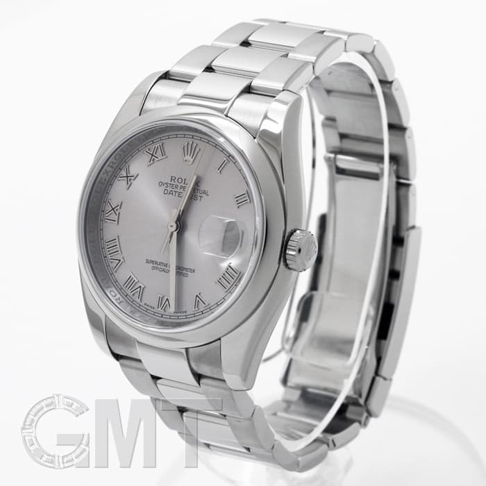 中古)ROLEX ロレックス デイトジャスト 116200 グレー ローマ（商品ID