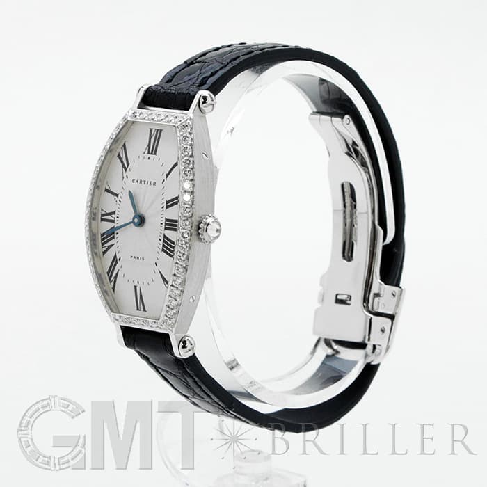 中古)CARTIER カルティエ トノー SM ホワイトゴールド ダイヤ