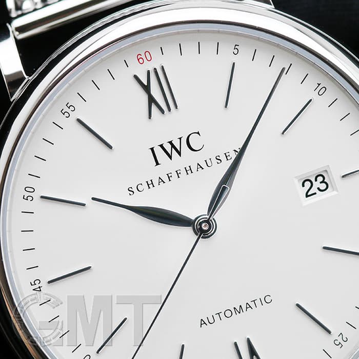 内部点検済 IWC インターナショナルウォッチカンパニー ポートフィノ IW356501 デイト シルバー SS ステンレス 純正尾錠 メンズ 自動巻き【6ヶ月保証】【腕時計】【中古】 中古)IWC インターナショナルウォッチカンパニー ポートフィノ