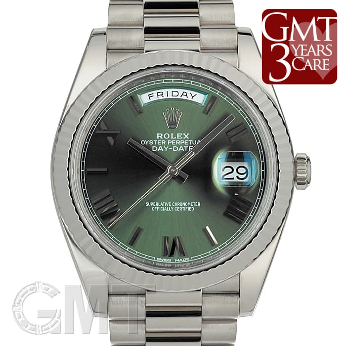 新しい 中古)ROLEX ロレックス オリーブグリーン 228239 40 デイデイト 洗顔料