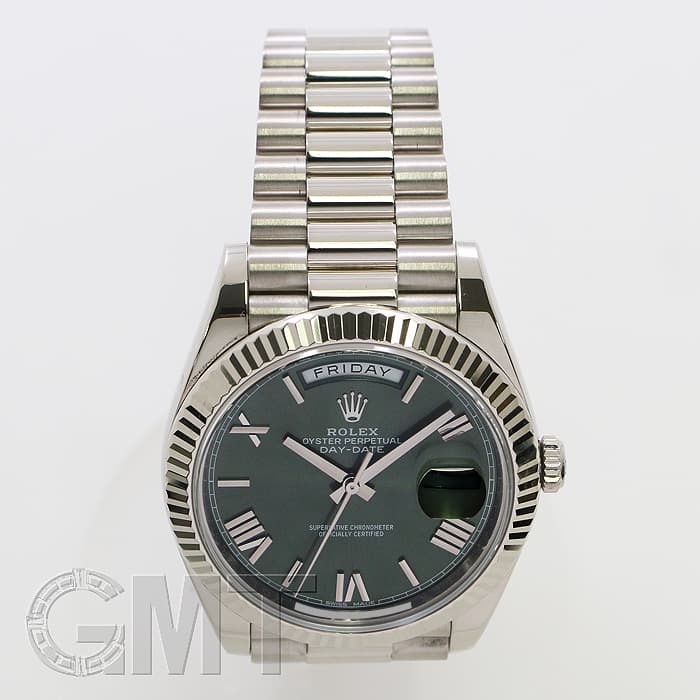 中古)ROLEX ロレックス デイデイト 40 228239 オリーブグリーン（商品