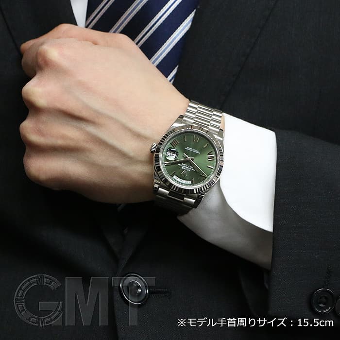 【全品送料無料】 中古)ROLEX オリーブグリーン 228239 40 デイデイト ロレックス 洗顔料