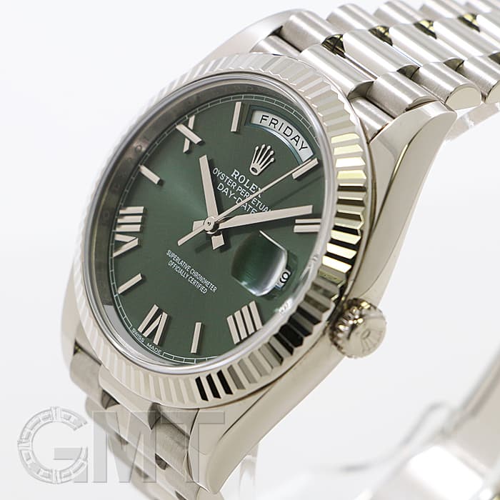 中古)ROLEX ロレックス デイデイト 40 228239 オリーブグリーン（商品