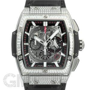 HUBLOT ウブロ スピリット オブ ビッグバン チタニウム バゲットダイヤ 601.NX.0173.LR.0904 メイン