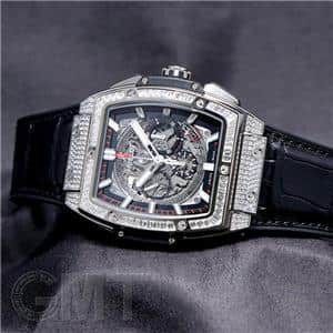 HUBLOT ウブロ スピリット オブ ビッグバン チタニウム バゲットダイヤ 601.NX.0173.LR.0904 メイン