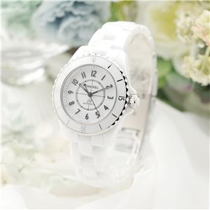 中古)CHANEL シャネル J12 H5699 ホワイトセラミック 33mm 【未使用品