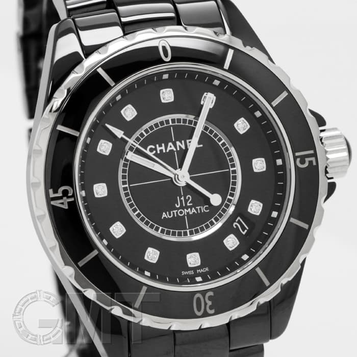 中古)CHANEL シャネル J12 H1626 ブラック セラミック 38mm（商品ID