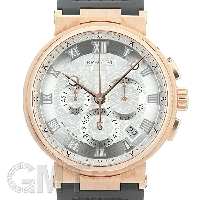 中古)BREGUET ブレゲ マリーン クロノグラフ 5527BR/12/5WV ローズ
