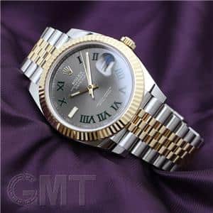 ROLEX ロレックス デイトジャスト 41 126333 グレー/グリーンローマ ジュビリーブレス メイン