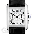 CARTIER カルティエ タンク タンク MC クロノグラフ シルバー SS/革 W5330007 【保証書日付2年以内限定】
