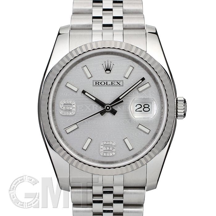 中古)ROLEX ロレックス デイトジャスト Ref.116234 ウェーブ 69ダイヤ