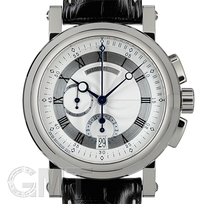 中古)BREGUET ブレゲ マリーン II クロノグラフ 5827BB/12/5ZU