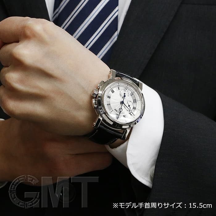 中古)BREGUET ブレゲ マリーン II クロノグラフ 5827BB/12/5ZU