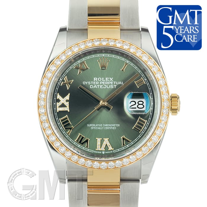 新品)ROLEX ロレックス デイトジャスト 126283RBR オリーブグリーン 69