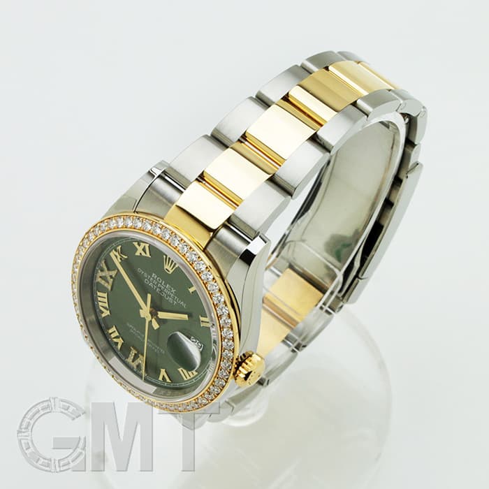 新品)ROLEX ロレックス デイトジャスト 126283RBR オリーブグリーン 69
