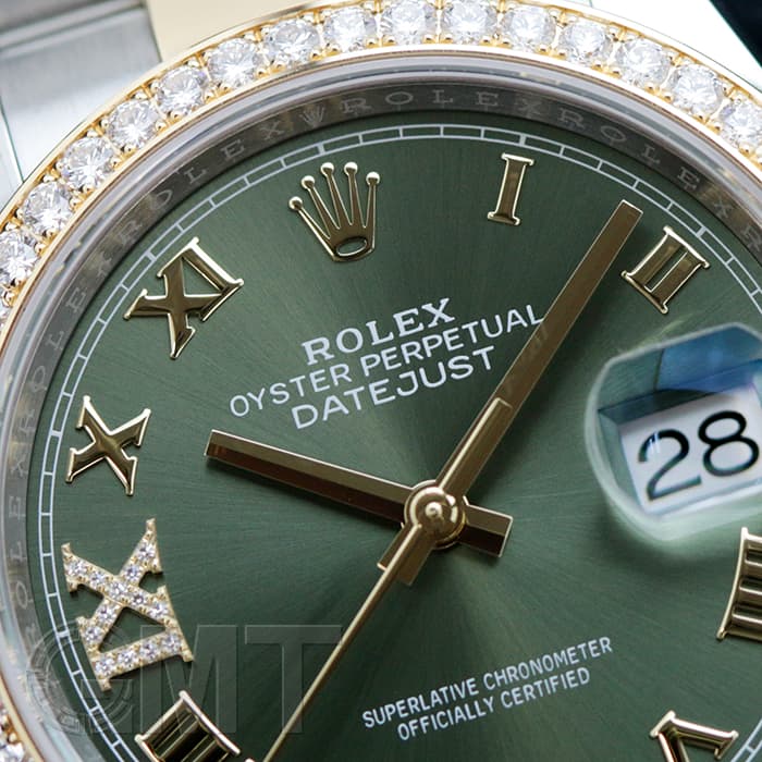 新品)ROLEX ロレックス デイトジャスト 126283RBR オリーブグリーン 69