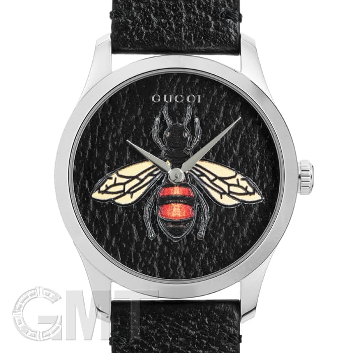 新品)GUCCI グッチ Gタイムレス YA1264067 ビー ブラック（商品ID