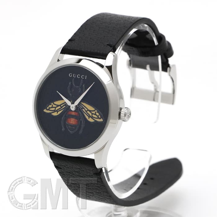 新品)GUCCI グッチ Gタイムレス YA1264067 ビー ブラック（商品ID
